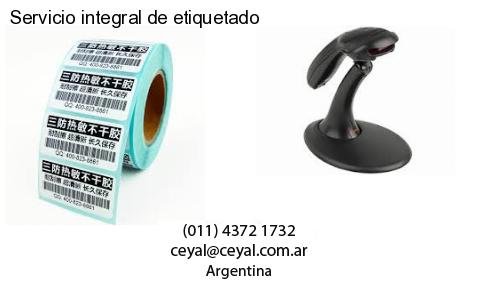 Servicio integral de etiquetado