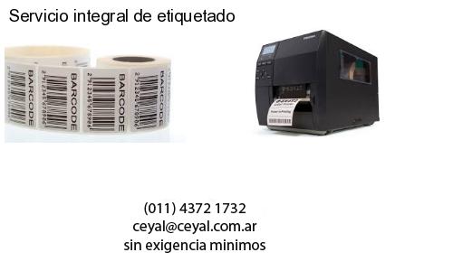 Servicio integral de etiquetado