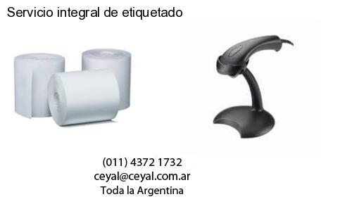 Servicio integral de etiquetado