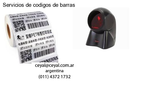 Servicios de codigos de barras