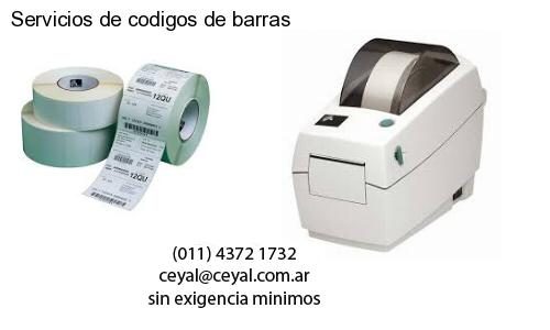 Servicios de codigos de barras