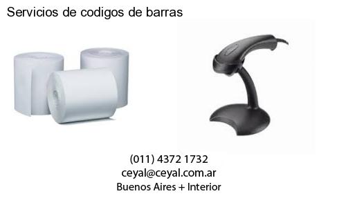 Servicios de codigos de barras