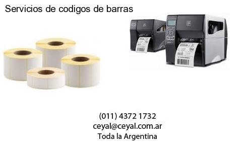 Servicios de codigos de barras