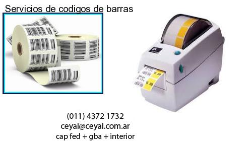 Servicios de codigos de barras