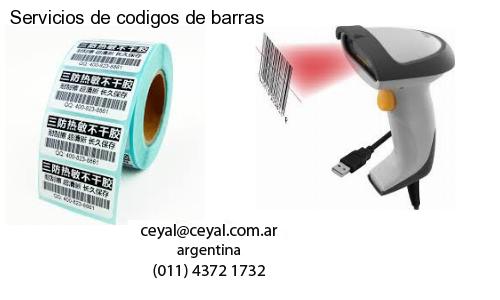 Servicios de codigos de barras