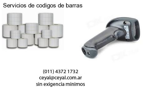 Servicios de codigos de barras