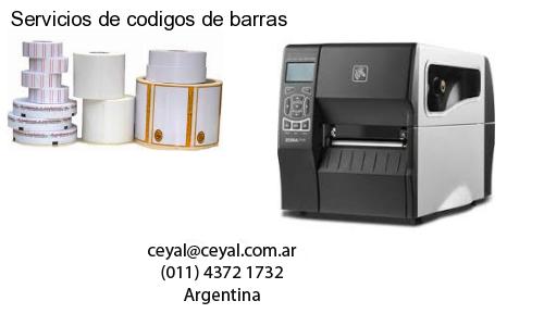 Servicios de codigos de barras