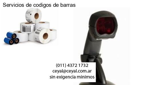 Servicios de codigos de barras