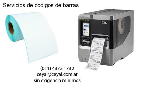 Servicios de codigos de barras