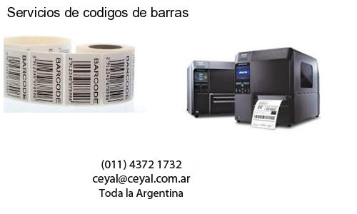 Servicios de codigos de barras