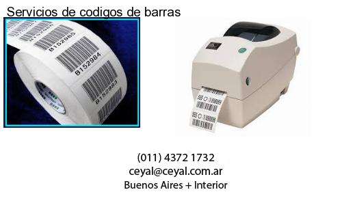 Servicios de codigos de barras