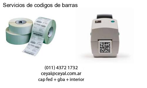 Servicios de codigos de barras