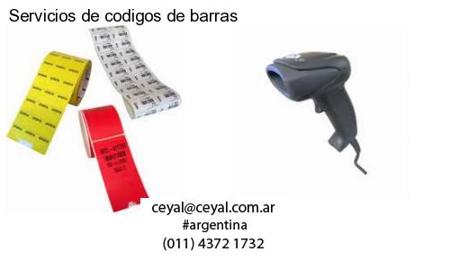 Servicios de codigos de barras