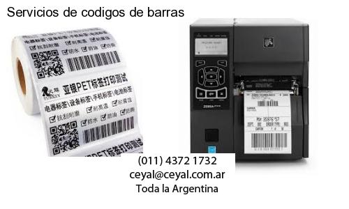 Servicios de codigos de barras