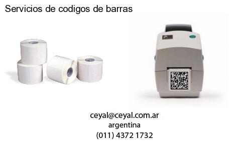 Servicios de codigos de barras