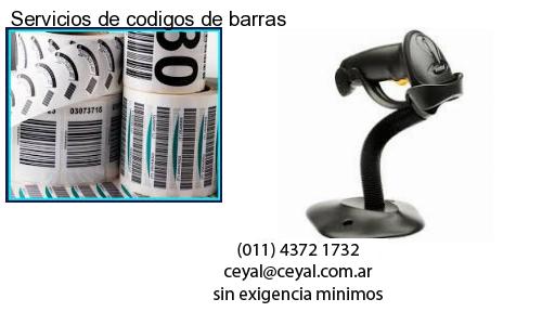 Servicios de codigos de barras