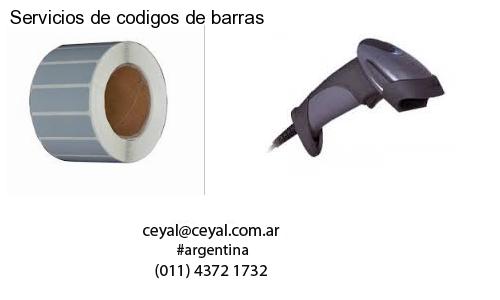 Servicios de codigos de barras