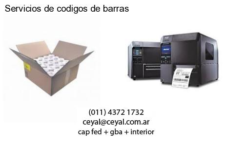Servicios de codigos de barras