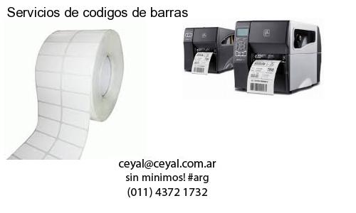 Servicios de codigos de barras