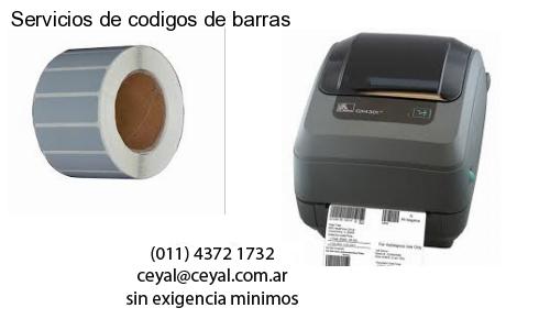 Servicios de codigos de barras