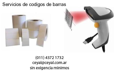 Servicios de codigos de barras