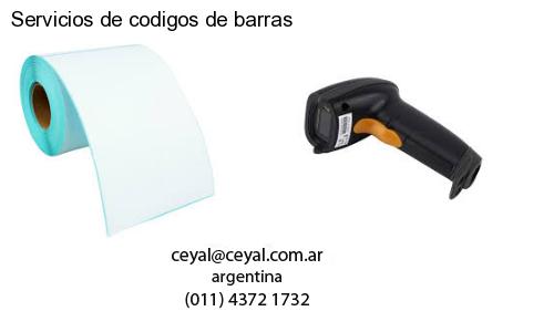 Servicios de codigos de barras