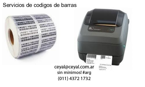 Servicios de codigos de barras