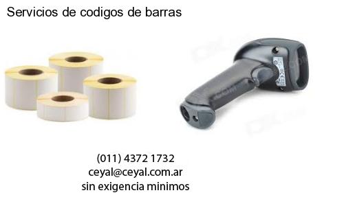 Servicios de codigos de barras
