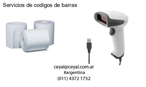 Servicios de codigos de barras