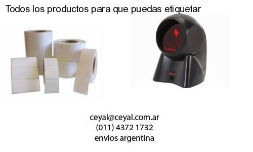 Todos los productos para que puedas etiquetar