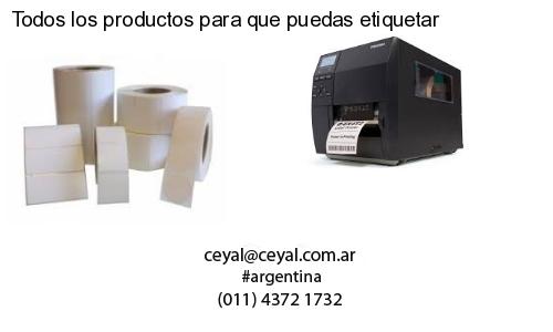 Todos los productos para que puedas etiquetar
