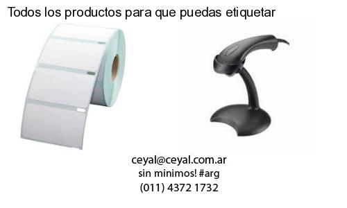 Todos los productos para que puedas etiquetar