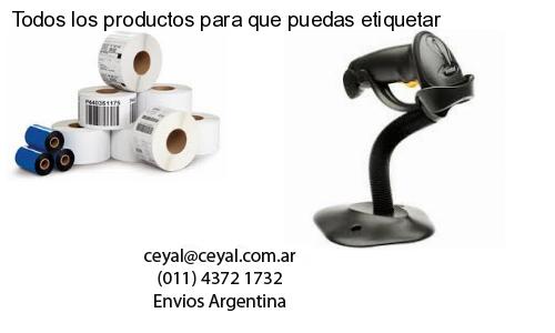 Todos los productos para que puedas etiquetar