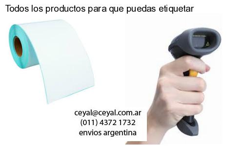 Todos los productos para que puedas etiquetar