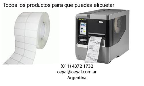 Todos los productos para que puedas etiquetar