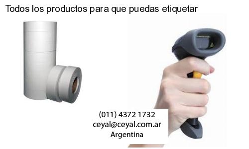 Todos los productos para que puedas etiquetar