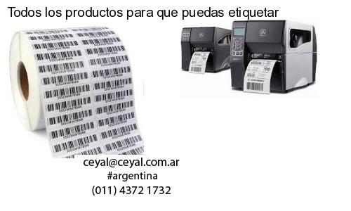 Todos los productos para que puedas etiquetar