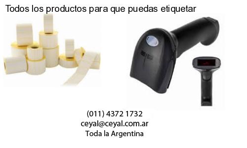 Todos los productos para que puedas etiquetar
