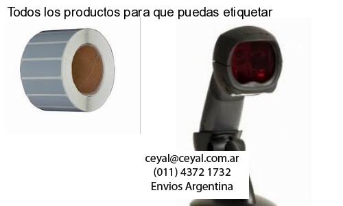 Todos los productos para que puedas etiquetar