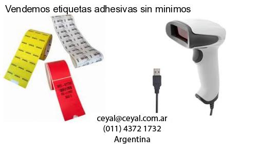 Vendemos etiquetas adhesivas sin minimos