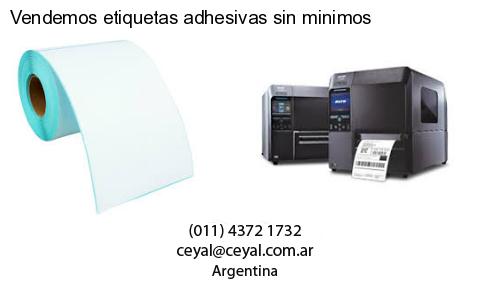 Vendemos etiquetas adhesivas sin minimos