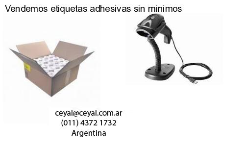 Vendemos etiquetas adhesivas sin minimos