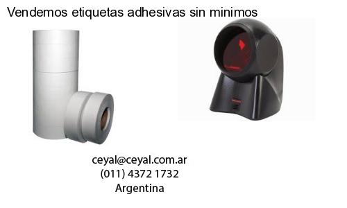 Vendemos etiquetas adhesivas sin minimos