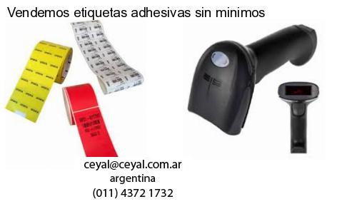 Vendemos etiquetas adhesivas sin minimos
