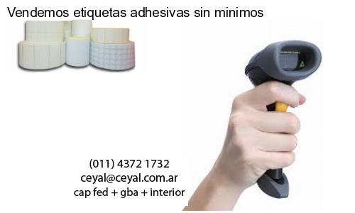 Vendemos etiquetas adhesivas sin minimos