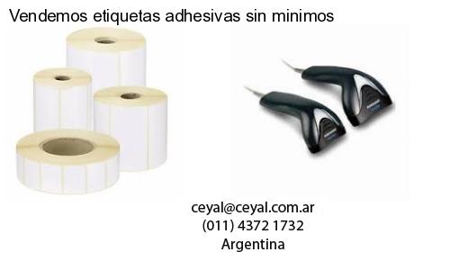 Vendemos etiquetas adhesivas sin minimos