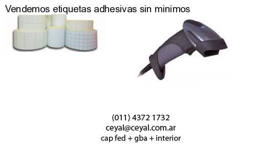 Vendemos etiquetas adhesivas sin minimos