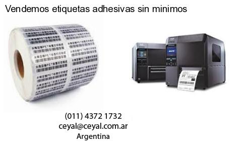 Vendemos etiquetas adhesivas sin minimos