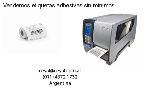 Vendemos etiquetas adhesivas sin minimos
