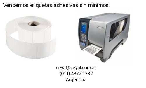 Vendemos etiquetas adhesivas sin minimos